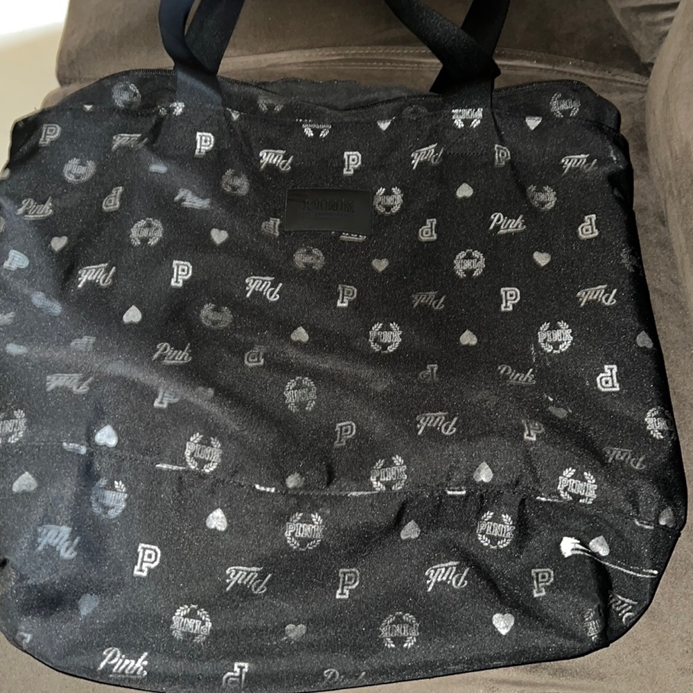 Pink tote bag